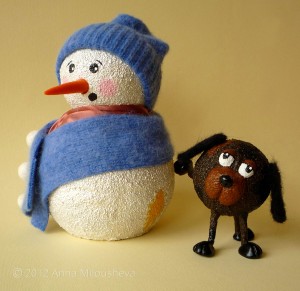 Snowman-with-peeing-dog-christmas-decoration-toy-3                                                  